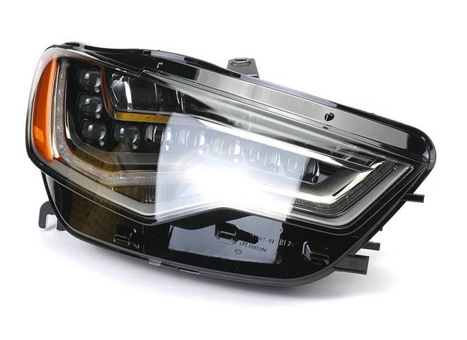 Audi Headlight Assembly - Passenger Side (LED) 4G0941774E - Hella 011151461